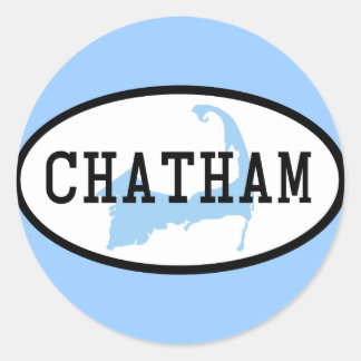 Chatham, MA-Sticker Ronde Sticker