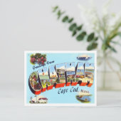 Chatham, Massachusetts Big Letters Briefkaart (Staand voorkant)