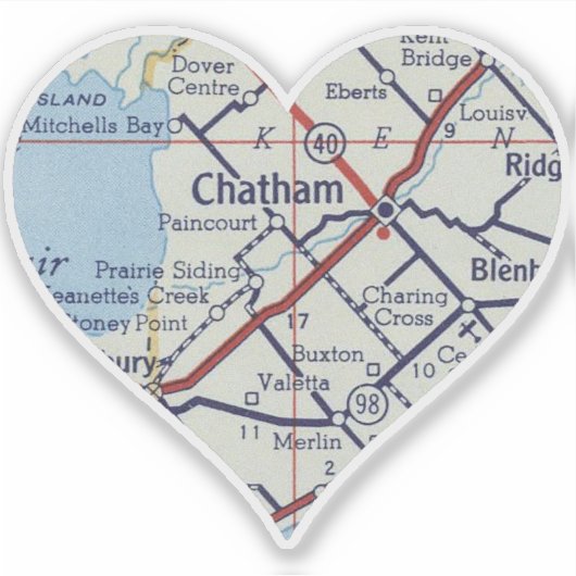 Chatham ON Sticker (Voorkant)