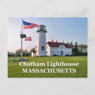 Chatham Phare, Massachusetts Carte Postale