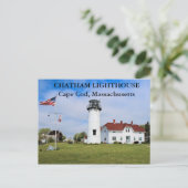 Chatham Phare, Massachusetts Carte Postale (Debout devant)