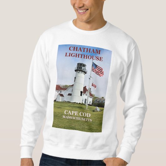 Chatham Vuurtoren, Cape Cod Sweatshirt (Voorkant)