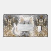 Chaton blanc précieux (Clavier et souris)