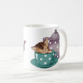 Chaton de tasse de thé (Devant droit)
