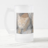 Chaton Innocent Frosted 16 oz de verre givré Mug (Gauche)
