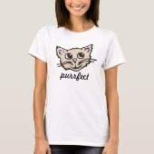Chaton mignon / T-shirt graphique transparent visa (Devant)