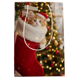 chaton noëls  medium cadeauzakje