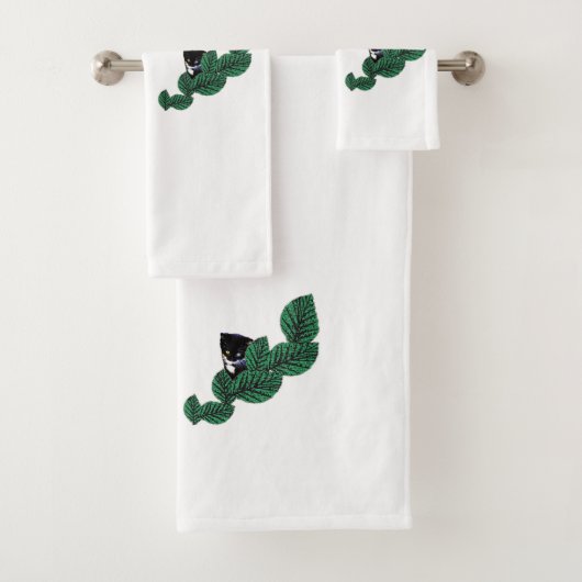 Chatons avec Feuille (En situation)