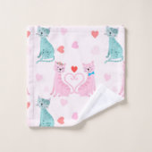 Chatons d'amour (Gant de toilette)