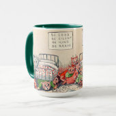 Chatons et Père Noël Chat, Louis Wain Mug (Devant gauche)
