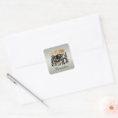 Chatons mignons en Zebra Print Stickers sac à main (Enveloppe)