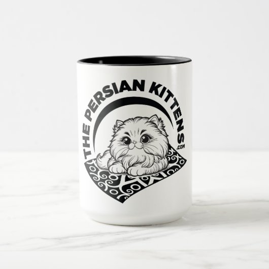 Chatons perses - Logo Mug 1 (Centre)