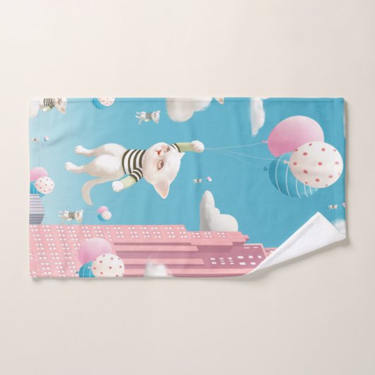 Chatons Skyward (Serviette à main)