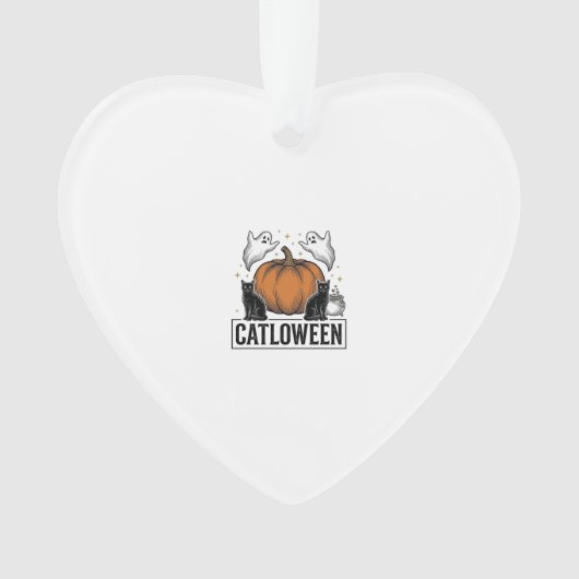Chatoween Chat Noir Fantôme Halloween Conception V (devant)