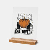 Chatoween Chat Noir Fantôme Halloween Conception V (Angle)
