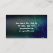 Chatoyant Carte de visite de bijoutier en diamant (Dos)