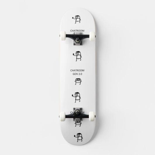 Chatroom Gov 2.0 skateboard (Voorkant)