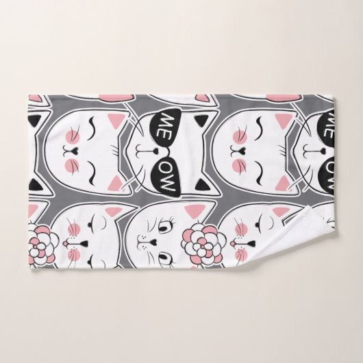 Chats (Serviette à main)