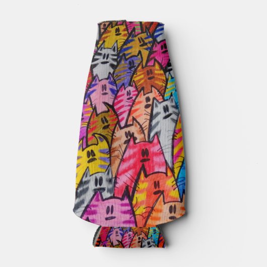 Chats 05 Glacière bouteille (Devant)