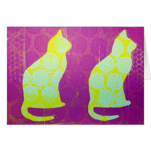 Chats à pois