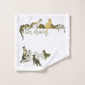 Chats, Alexandre Steinlen (Gant de toilette)