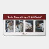 chats Amoureux des animaux 4 nom photo blanc borde (Recto)