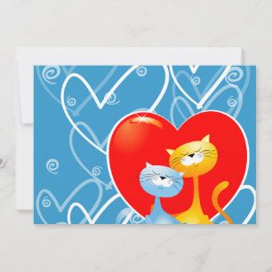Chats amoureux, invitation