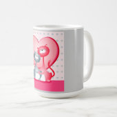 Chats amoureux, tasse (Devant droit)