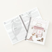 Chats amusants à un livre de recettes de boulanger (Intérieur)