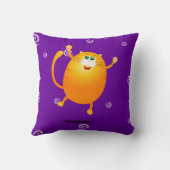 Chats amusants, coussin (Verso)