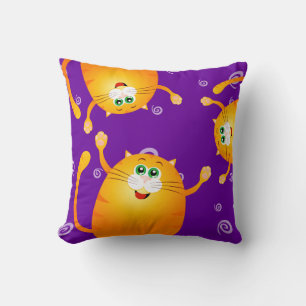 Chats amusants, coussin
