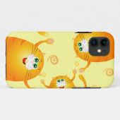 Chats amusants, iPhone 5 coque (Dos (Horizontal))