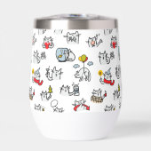 Chats amusants, lait et magie. (Avant)