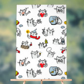 Chats amusants, lait et magie (Neutre)