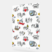 Chats amusants, lait et magie (Angle)