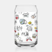 Chats amusants, lait et magie. (Verso)