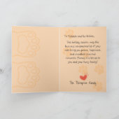 Chats amusants Xmas Arbre Meowy Noël Carte pliée (Intérieur)