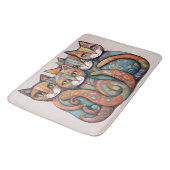 chats apaisants 3 tapis de bain (Angle)