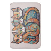 chats apaisants 3 tapis de bain (devant Vertical)