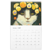 Chats Art Nouveau – Calendrier 2026 (Jan 2027)