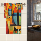 Chats artistiques colorés Moderne