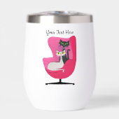 Chats atomiques Vert Yellow Eaux rose Vintage Chai (Avant)