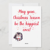 Chats autour Cosy Heart avec la carte de Noël Feu (Dos)