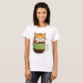 Chats avant café - Chat mignonne et T-shirt Mug (Devant entier)