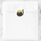 chats avec autocollant rond classique casquette (Sac)