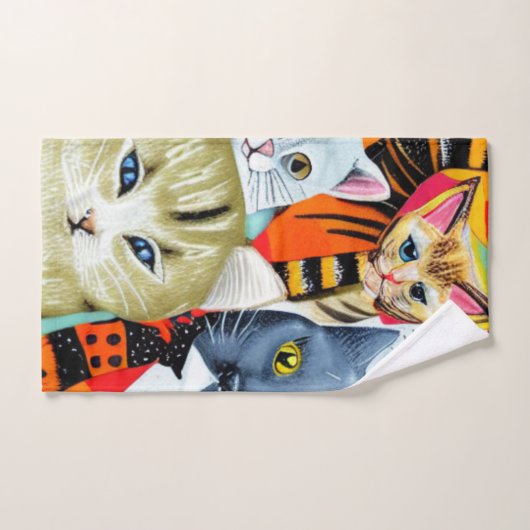 Chats Beaux et Beaux (Serviette à main)