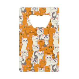 Chats blancs et gingembre motif yeux verts yeux bl