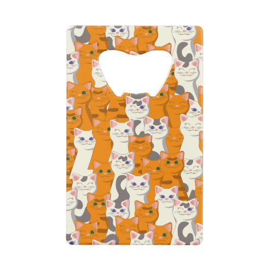 Chats blancs et gingembre motif yeux verts yeux bl (Devant)