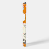 Chats blancs et gingembre motif yeux verts yeux bl (Côté droit)