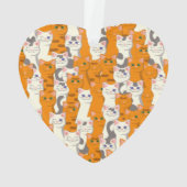 Chats blancs et gingembre motif yeux verts yeux bl (dos)